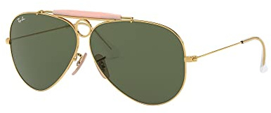 Ray-Ban Sunglasses RB 3138 001 Shooter Arista G-15 Green