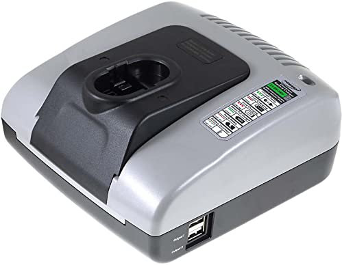 akku-net Akku-Ladegerät mit USB für Bosch Stichsäge GST 18V, 7,2V-36V