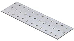 Perforated Plate Flat Sheet Wood Connector Nail Plate Hole Connectors 24x6 cm
