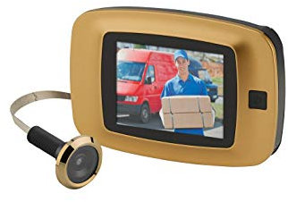 Spioncino, visore video digitale 105°, oro - THIRARD