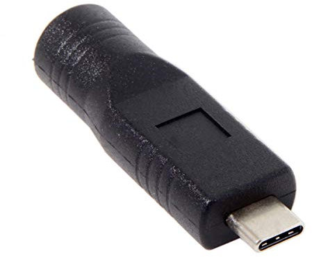 ChenYang USB C para DC 5,5x2,1 mm PD 65 W Adaptador de Tomada de energia para Laptop e telefone