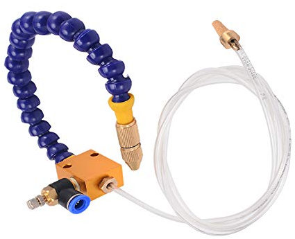 Mist Coolant Spray System Regolabile Metal Mist Refrigerante Nebbia Lubrificazione Spray Sistema Unità Per 8mm Tubo Dell'aria Cnc Tornio Fresatrice Trapano Raffreddamento