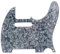 Alnicov 8 Holes Tele Pickguard Guitar Pickguard for Telecaster TL E-Gitarre,Black Pearl