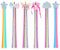 Haarspangen Mädchen, 6 Stück Little World Haarsträhnen Kinder Einhorn Prinzessin Haarverlängerung Clips Haarschmuck Bunte Haarsträhnen, Haarschmuck Mädchen Bunte Haarteile Party Ankleiden