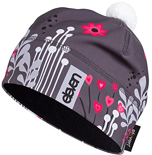 Eleven Sportswear Kalte Jahreszeit Damenmütze für Freizeitaktivitäten Laufen Skifahren Radfahren Joggen Reisen Fleece Thermo Atmungsaktiv (Meadow Grey M)