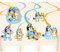 Bluey Swirl Decorations