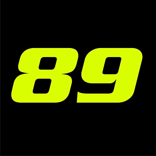 AMA SHOP Aufkleber mit Nummern Racing, personalisierbar, Mod.5, Aufkleber für Helm, Motorrad, Wohnmobil, Boot