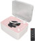 Lettore CD Portatile con, Lettore Musicale Kpop Ricaricabile con Altoparlante Audio HiFi, Telecomando, Copertura Antipolvere, Supporta Lettore Musicale CD USB AUX
