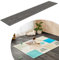 YRHome PVC Bodenbelag 5m² in Dunkelgrau Selbstklebende Fliesen Vinylboden klicksystem Holz-Effekt Vinyl Bodenbelag für Fußbodenheizung 36 Fliesen - 91,44cm x 15,24 cm x 2mm