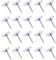 Muuzll Clear Push Pins - 150Pcs Drawing Pins, Thumb Tacks for Cork, Notice and Bulletin Boards - Perfect for School & Office Use