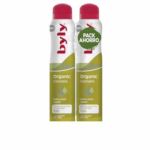 Byly Desodorante en Spray Organic Cannabis 2 Unidades 200 ml
