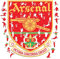 Iconic Puzzles, Arsenal Retro Crest, 100% ökologisch nachhaltiges Holzpuzzle mit offizieller Lizenz, Größe L, 500 Teile