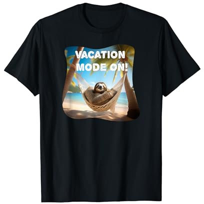 Vacation Mode on! Urlaub Dauerurlauber Urlaubsmodus an chill T-Shirt