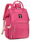 Pomelo Best Sac à Langer pour Bébé - Sac Maternité avec Matelas à Langer - Grande Capacité - Rose Cranberry, L
