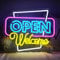 Horseneon Open Welcome Neon Sign Open Led Sign Enseignes Au Néon Ouvertes Colorées Lettre Ouverte Enseigne Au Néon USB Dimmable Neon Sign Open LED Sign Pour Entreprise Magasin Fenêtre Fête Café
