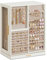 SONGMICS Jewellery Box 360° Rotating, Jewellery Organiser with 7 Drawers, Jewellery Display Case, Glass Window, Spacious, Vertical Jewellery Storage, Open Design, Great Gift, Cloud White JBC201W01