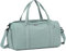 BLUBOON Sporttasche für Mädchen, Kinder, niedlicher Turnbeutel mit Schuhfach und Nasstrennung, wasserdicht, Sport, Übernachtung, Reisetasche, Graugrün