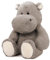 MorisMos riesen Hippo Kuscheltier XXL, 90cm sitzend groß Nilpferd stofftier Plüschtier, weich Grau Hippo Puppe Geburtstag Weihnachten Geschenk für Kinder Babys