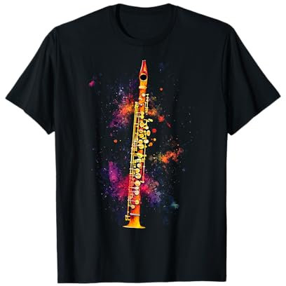 Oboe Musikinstrument Grafik Kunstwerk Oboe T-Shirt