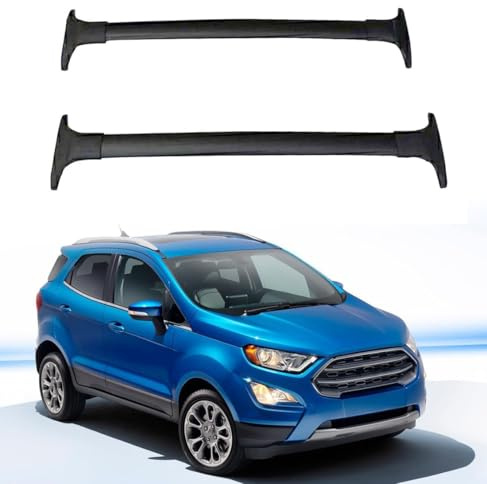 2 Stücke Dachträger-Querstangen Dachgepäckträger für Ford Ecosport 2013 2014 2015 2016 2018 2019 2017 2020 Dachträger aus Aluminium für Dachboxen oder als Skihalter Tragkraft 220 kg Dachträger