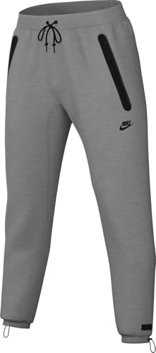 Nike Men's TCH FLC OH2 Pants, DKGREYHEATHER(Black), XL
