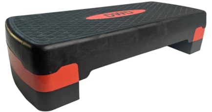 DWD Aerobic Stepper | Step Up Box For Exercise | Workout Step Up Box | Fitness Stepper For Home & Gym,for Cardio, Yoga, Aerobics, Weights | Adjustable 2 Step Level Heights (10cm,15 cm) | Exercise