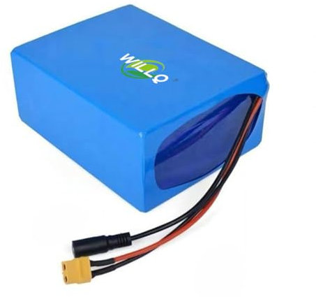 WILLQ Batteria agli ioni di Litio Ricaricabile Nest Boat da 24 V, 12 V, 15 Ah, 20 Ah, 30 Ah, per Barca telecomandata, Batteria di Ricambio agli ioni di Litio con Spina CC + XT60,24v20ah