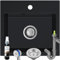SINK Quality Spüle Schwarz 45 × 42 cm - Spülbecken mit Siphon und Imprägnierung - Waschbecken für Unterschrank ab 45cm - Granitspüle 1 Becken - schwarze Spüle ohne Abtropffläche