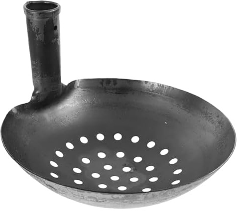 Mppchhn Pelle en Métal pour la Boue de Jardin - Louchette en Fer pour l'Évacuation du Fumier - Pelle Tamisante pour Boue Métallique | pour Extérieur, Cour, Puits, Drainage, Allée, Gouttière
