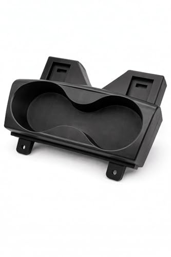 Dual Cup Holder Insert for Audi A3 S3 RS3 8P 2003–2012, Centre Console Drink Holder Replacement, 2 Secure Cup Slots, Precision Fit, Easy Drop-In Installation, Durable Black ABS Plastic