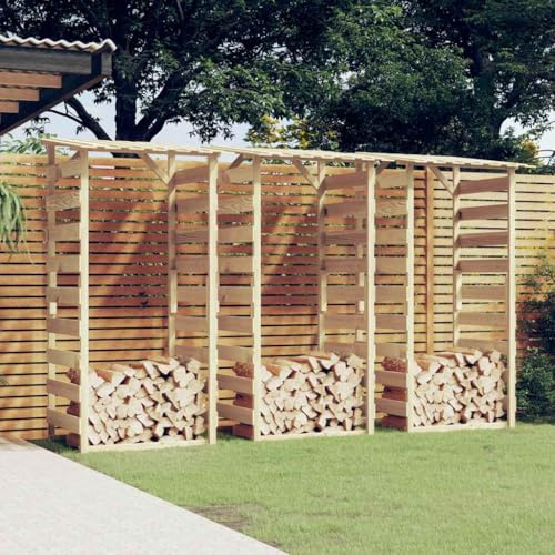 Cervaline Pergolas avec toits 3 pcs 100x90x200 cm Bois de pin imprégné,Pelouses & Jardins,Vie en extérieur,Structures extérieures,Arches, treillages & pergolas de Jardin,85.5 kg-3096649