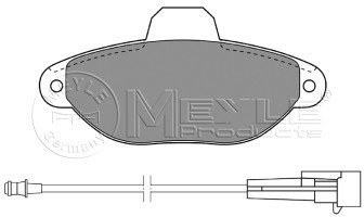 MEYLE 0252143617/W Bremsbelagsatz, Scheibenbremse | Kompatibel mit: FIAT 500, CINQUECENTO, PANDA, PANDA Kasten/Schrägheck, PUNTO, PUNTO, PUNTO Cabriolet, PUNTO Kasten/Schrägheck