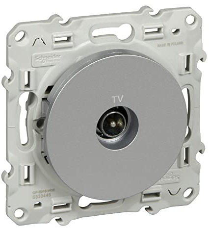 Schneider Electric S530445 Prise TV Odace Alu