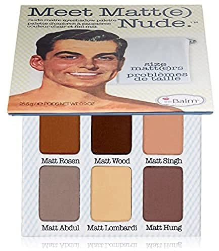 theBalm Meet Matte Nude Lidschatten-Palette, 1er Pack (1 x 25.5 g)