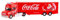 TruffleShuffle Coca-Cola Oxford Diecast 1:176 Maßstab 76TCAB004CC T Cab Box Trailer, Box Trailer, Diecast Model Truck, Lkw, Weihnachten, Erwachsene, Unisex, 14+