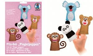 URSUS Bastelfilz-Set Fingerpuppen Zootiere VE = 1