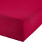 Erwin Müller Boxspringbett-Spannbettlaken Freising Elasthan-Jersey-Stretch - rot Größe 180x200 cm - 200x220 cm - dehnbar, antipilling, bügelfrei, Rundumgummi