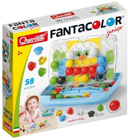 Quercetti - Pixel Junior - Steckspiel, Farbspiel