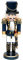 Dekohelden24 Nussknacker Soldat in blau klassisch, ca. 20 cm