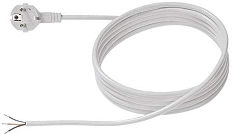 Bachmann 304275 304.275 Strom Anschlusskabel Weiß 3.00m, 1 Stück Zuleitung