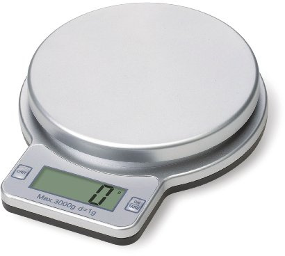 Premier Housewares Electronic Kitchen Scale - Silver