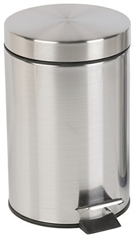 Bathroom Pedal Bin Stainless Steel Chrome Finish