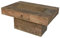 MASSIVMOEBEL24.DE | LEEDS Couchtisch aus Massivholz - Grau, geölt | aus Sheesham-Holz | 90x60x46cm | mit Schublade und Glasscheibe| Kaffeetisch Sofatisch