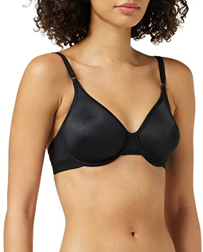 Triumph Damen BH Micro Fun W, mit Bügel, ohne Polsterung, Verstellbare Träger, 70B, Schwarz