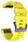 Armband für Garmin Fenix 5X /Fenix 5X Plus/Fenix 6X /Fenix 6X Pro/Fenix 7X /Fenix 3 /Fenix 3 HR, 26mm Breite Silikon Quick-Fit Uhrenarmband für Garmin, Mehrfache Farben （Gelb）