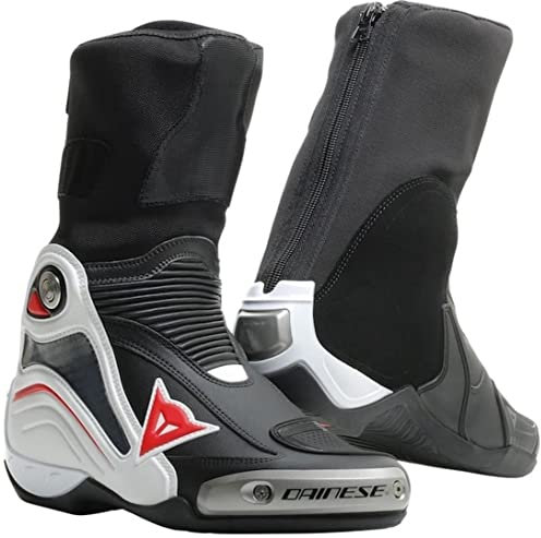 DAINESE Axial D1 Stivali da moto (Black/White/Red,43)