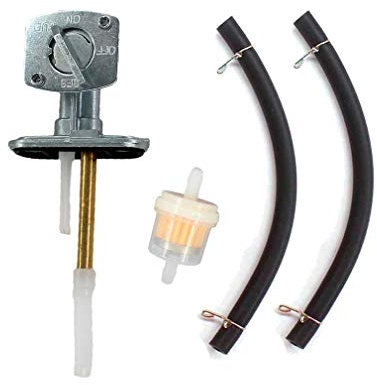AISEN 34mm Robinet d'essence avec Gaz Carburant Filtre à Tuyau D'essence Tuyau pour 125 DTR DTRE DT R DT125R TTR230 TTR225 WR500 XT600 FZR600