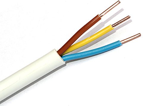 Faber Kabel Mantelleitung Elektrokabel NYM-J (3 x 1,5mm², Länge in Meter, 100)