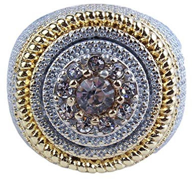 N-K Hip Hop Ringe gefüllt Bling Bling Iced Out Schmuck Ring Männer Größe 6 kreativ und nützlich