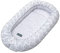 emma & noah Babynest, 90x55 cm, Kuscheliges Nestchen für Neugeborene, OEKO-TEX Standard 100, Wende-Design, Bio-Baumwolle, Mitwachsend, Weich Gepolstert, Kuschelnest (Rauten Grau)